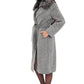 Genuine Silver Fox Virgin Wool Coat