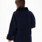 Genuine Mink Fur Virgin Wool Coat