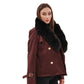 Genuine Polar Fox Eco Suede Jacket