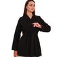 Opera Cashmere Blend Overcoat in Black