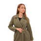 Jackie Trench Coat in Olive