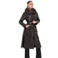 Genuine Leather Polar Fox Trim Coat
