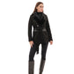 Genuine Mink Fur Eco Suede Jacket