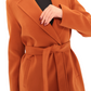 Windsor Classic Wraparound Cashmere Blend Overcoat in Cinnamon
