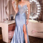Ladivine CA121 Long Fitted Gown Embellished Corset Bodice Sweetheart