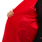 Windsor Classic Wraparound Cashmere Blend Overcoat in Red