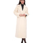Premium 100% Australian Merino Wool Coat in Marshmallow