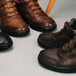 CALTO - K3045 - 2.8 Inches Taller (Dark Brown) - Lace Up Casual Walker - Lightweight