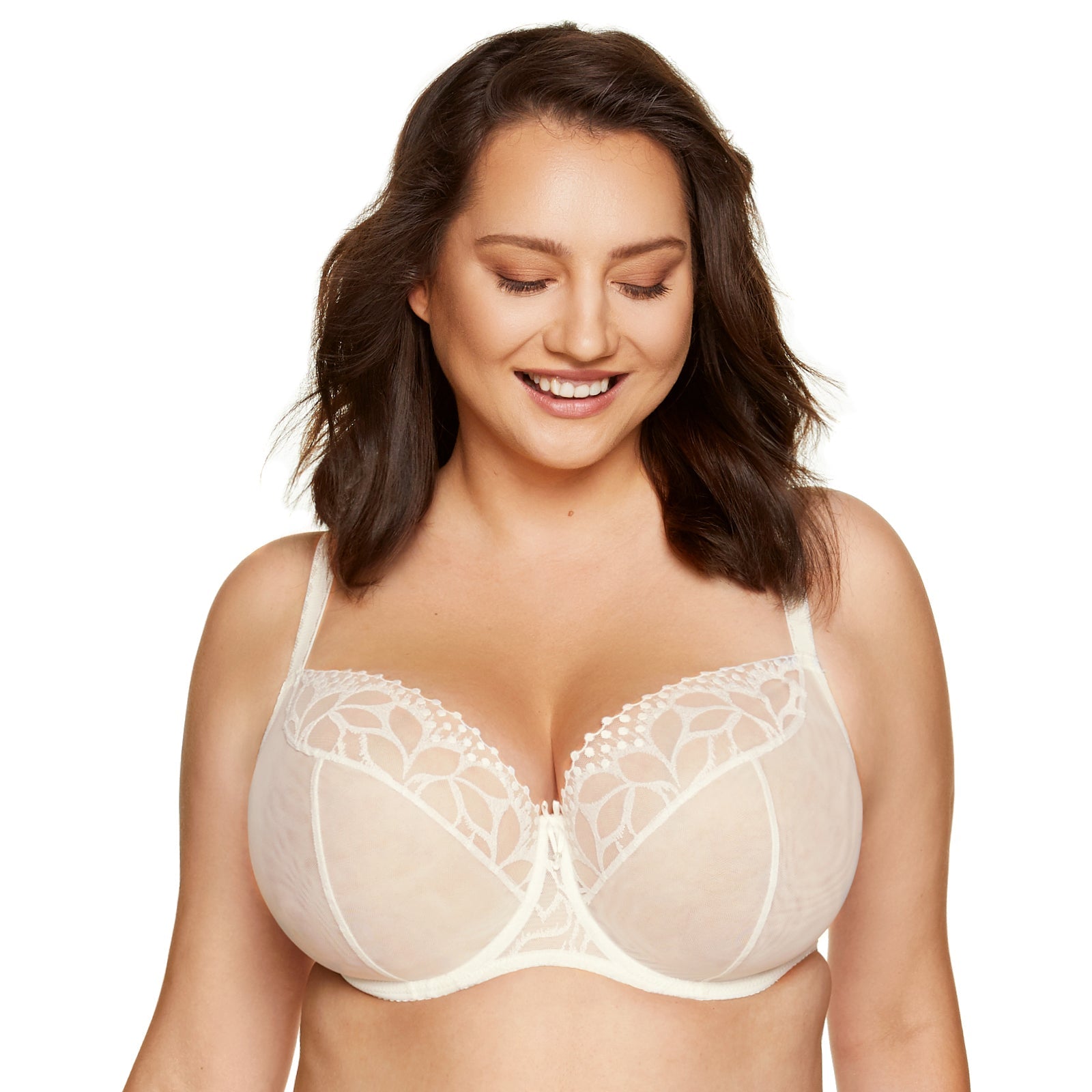 Gorteks Calypso Sheer Mesh Balconette Bra-2