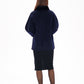 Genuine Mink Fur Virgin Wool Coat