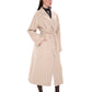 Margaret Premium Lana Wool Cashmere Coat in Royal Creme