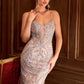 Ladivine CC0240 Dress Pearl Embellished Fit & Flare Gown