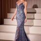 Ladivine CC0389 Dress Lace Embellished Fitted Gown