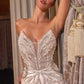 Ladivine CC0688W Fitted Bridal Gown Strapless Plunging Neckline