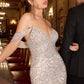 Ladivine CC0689 Dress Off The Shoulder Crystal Embellished Gown