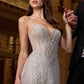 Ladivine CC416 Dress Sequin Strapless Fitted Gown