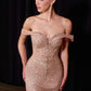 Ladivine CC496 Hollywood Glamour Gown With Modern Couture Edge
