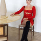 Knit Cut-out Bustier Top Lace Down Detail Mini Dress - Farnelli