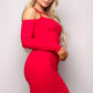 Long Sleeve Cuff Front Strap Mini Dress - Farnelli