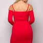 Long Sleeve Cuff Front Strap Mini Dress - Farnelli
