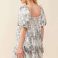 Sequin Babydoll Mini Dress - Farnelli