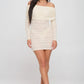 Off Shoulder Lace Dress - Farnelli