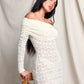 Off Shoulder Lace Dress - Farnelli