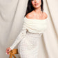 Off Shoulder Lace Dress - Farnelli