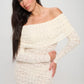 Off Shoulder Lace Dress - Farnelli