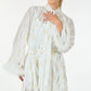Metallic Print Short Dress - Farnelli