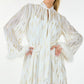 Metallic Print Short Dress - Farnelli