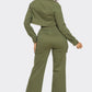 Crop Jacket 3pcs Set - Farnelli