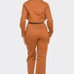 Crop Jacket 3pcs Set - Farnelli