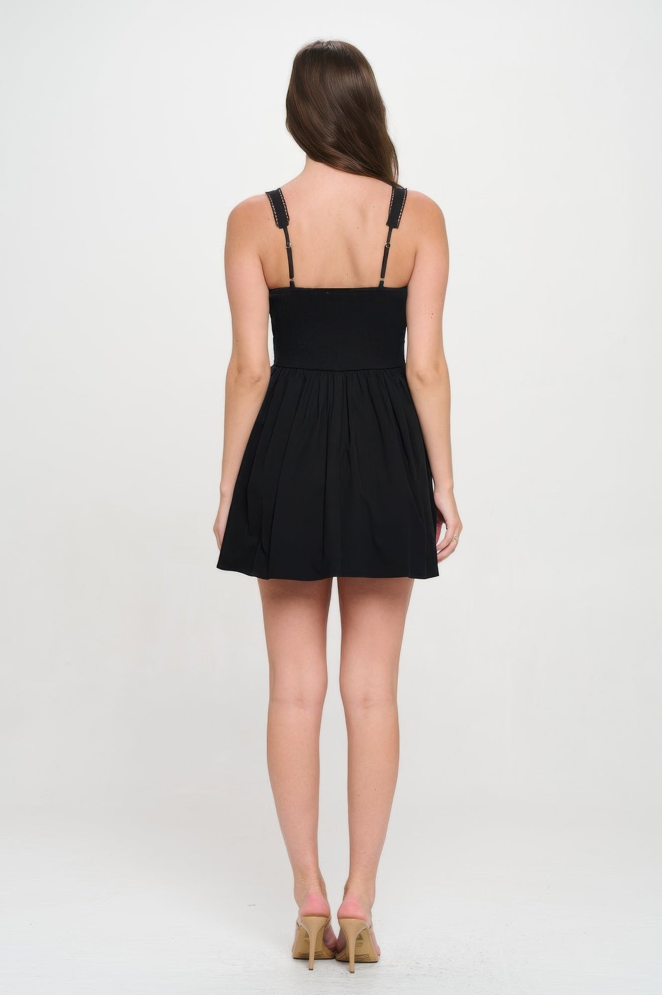Front Ribbon Tie Bustier Dress - Farnelli