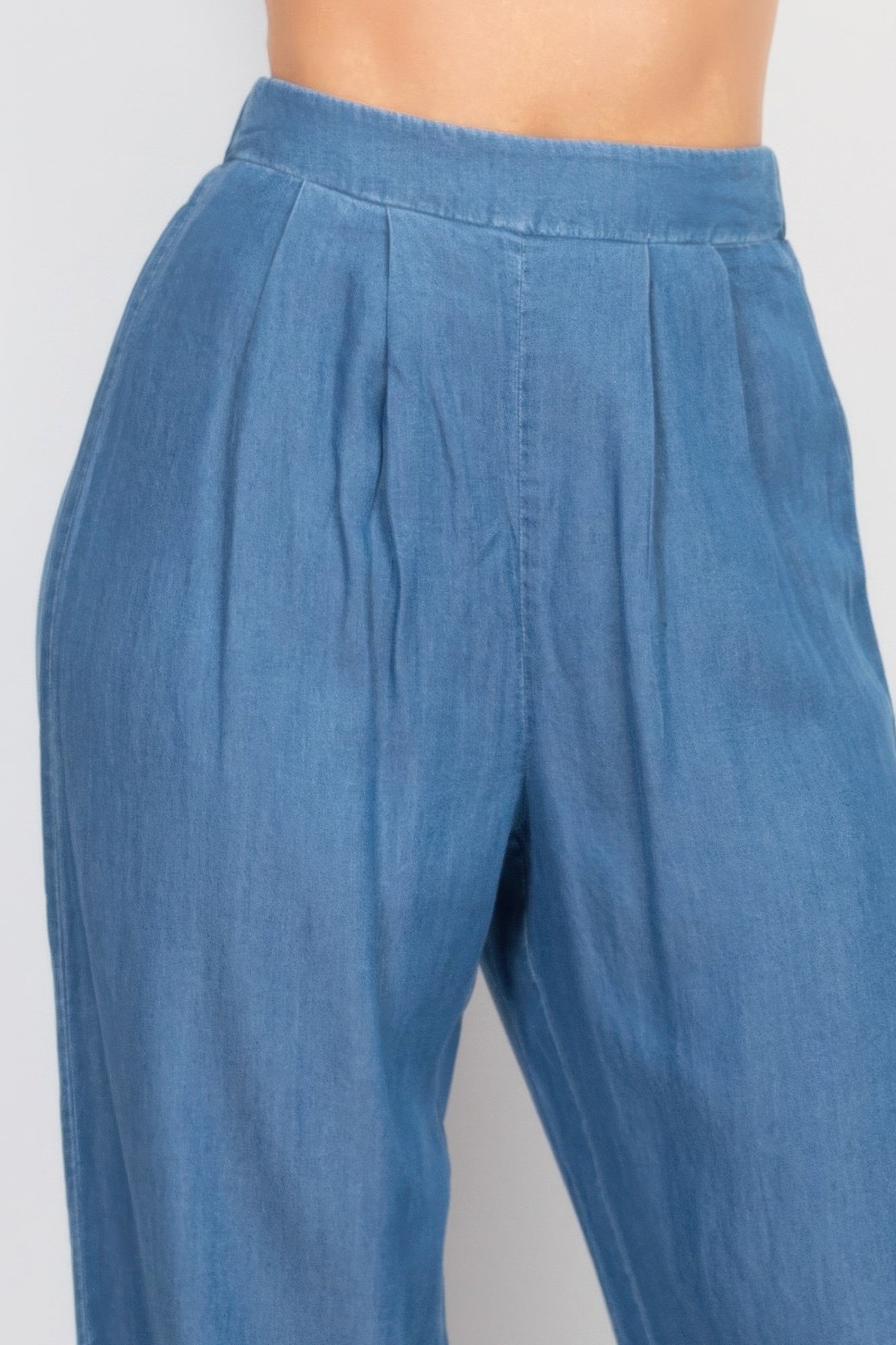 Tube Tied Top & Wide Pants Set - Farnelli