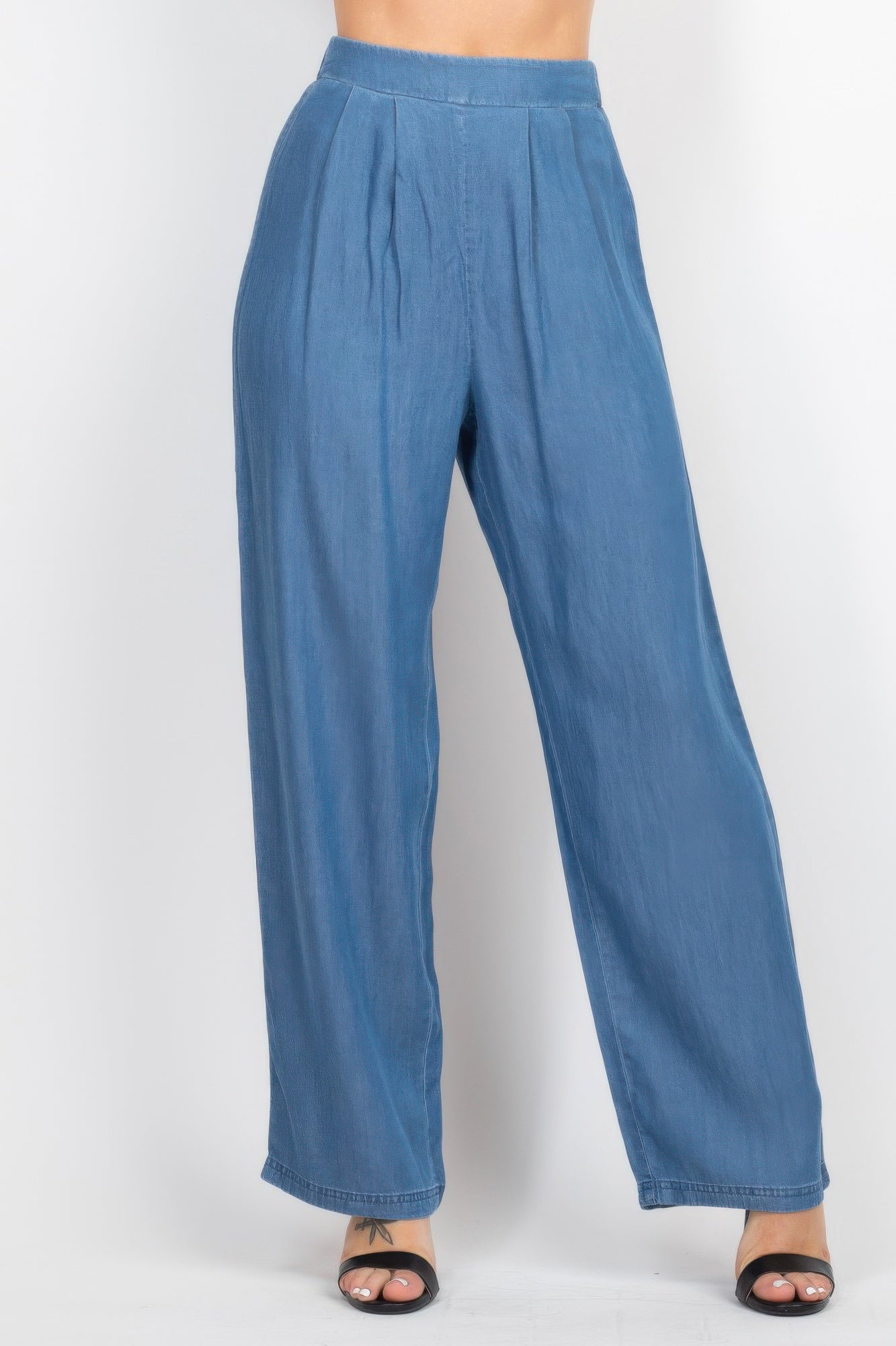 Tube Tied Top & Wide Pants Set - Farnelli