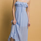 Smocked Ruffle Maxi Dress - Farnelli