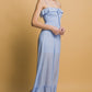 Smocked Ruffle Maxi Dress - Farnelli