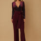 Velvet Top Fashion Jumpsuit - Farnelli