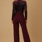 Velvet Top Fashion Jumpsuit - Farnelli