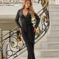 Velvet Top Fashion Jumpsuit - Farnelli