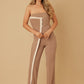 Flap Strapless Chain Jumpsuit - Farnelli