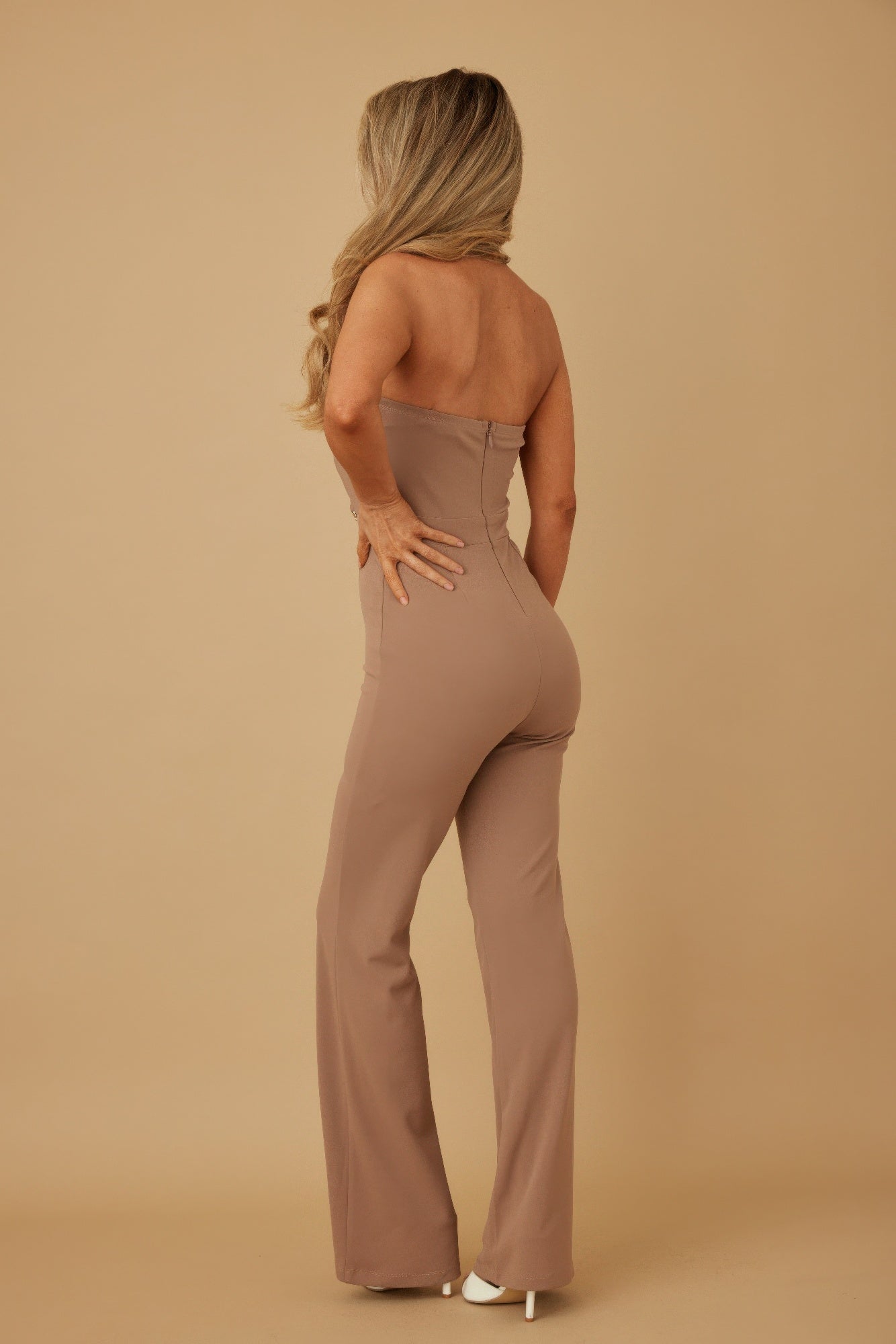 Flap Strapless Chain Jumpsuit - Farnelli