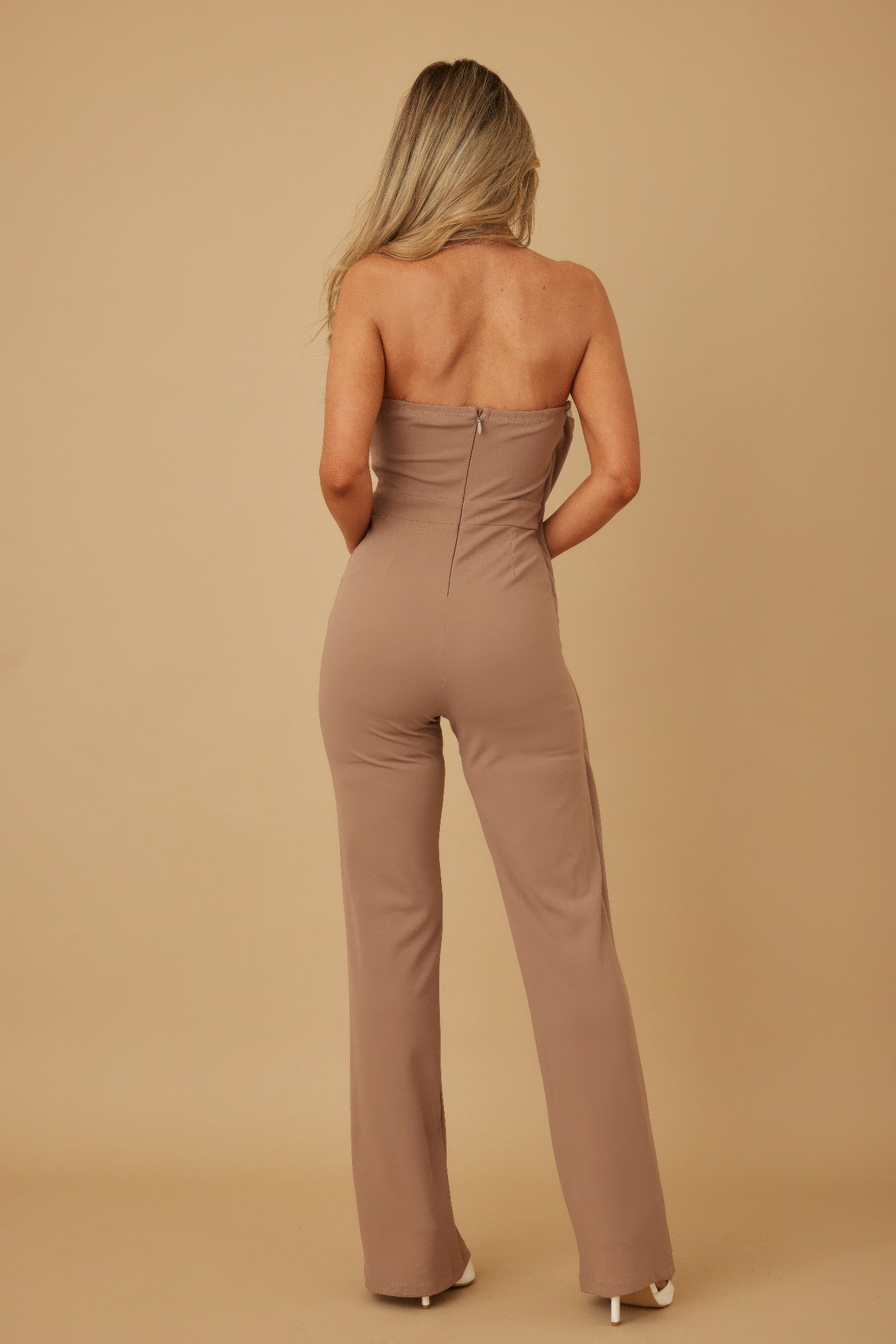 Flap Strapless Chain Jumpsuit - Farnelli