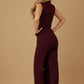 Open Flap With Metal Shank Button Jumpsuit - Farnelli