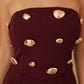 Multi Flat Mirror Stone Jumpsuit - Farnelli