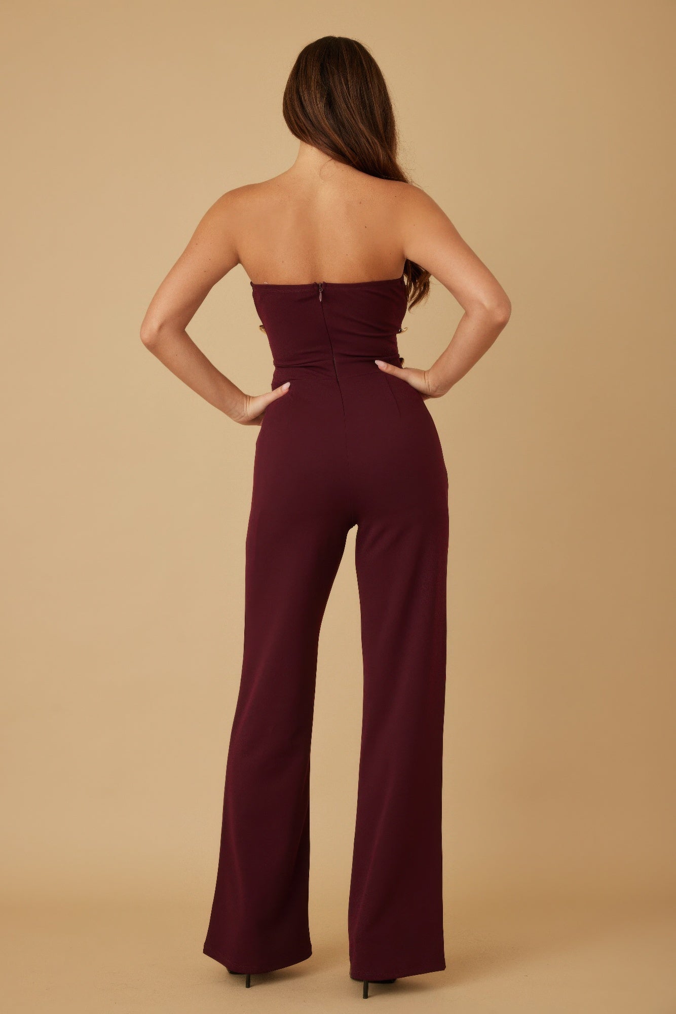 Multi Flat Mirror Stone Jumpsuit - Farnelli