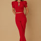 Puff Cap Sleeve Jewel Detail Sets - Farnelli