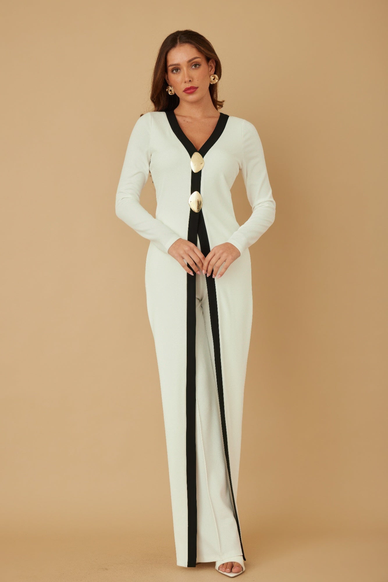 Mirror Stone Long Layer Jumpsuit - Farnelli