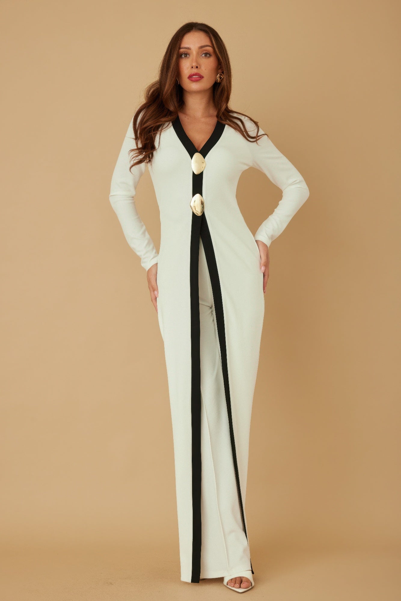 Mirror Stone Long Layer Jumpsuit - Farnelli